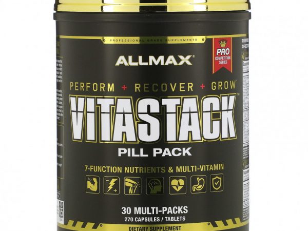 ALLMAX Nutrition, Vitastack, набор таблеток, 30 пакетиков