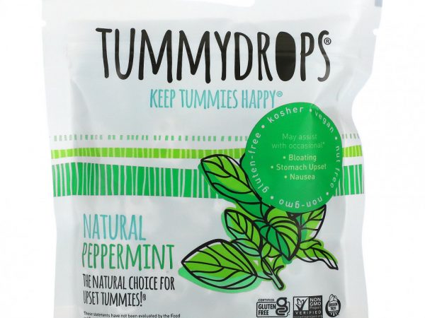 Tummydrops, Натуральная мята, 33 пастилки