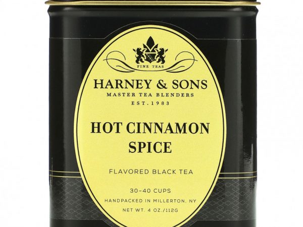 Harney & Sons, черный чай, острая корица, 112 г (4 унции)