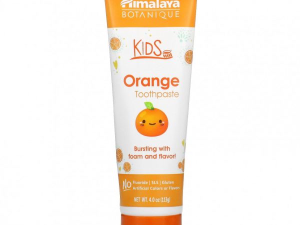 Himalaya, Kids, Зубная паста с апельсином, 4,0 унции (113 г)