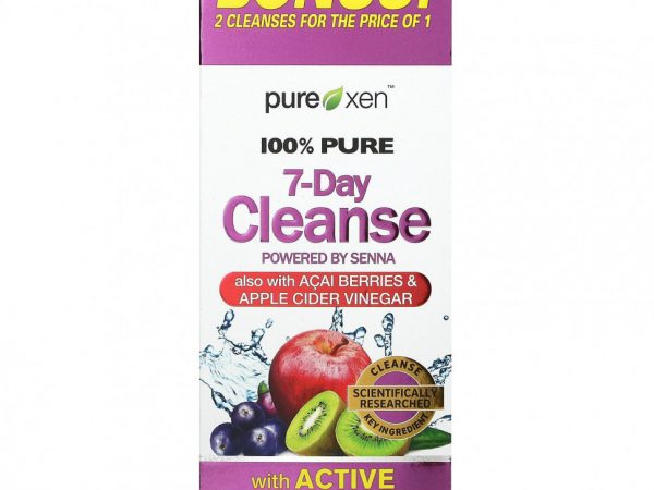 Purely Inspired, 100% Pure 7-Day Cleanse, очищающее средство, 42 легко проглатываемые вегетарианские капсулы