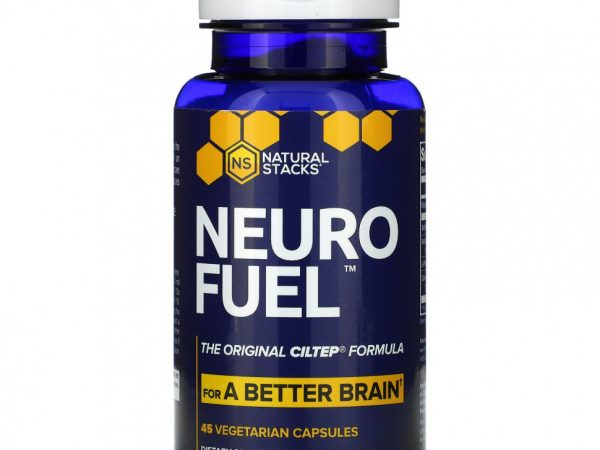 Natural Stacks, Neuro Fuel, 45 вегетарианских капсул