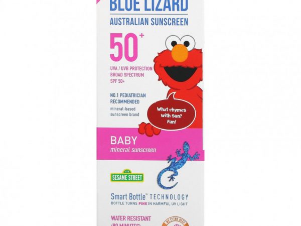Blue Lizard Australian Sunscreen, Для детей, минеральное солнцезащитное средство, SPF 50+, 148 мл (5 жидк. Унций)
