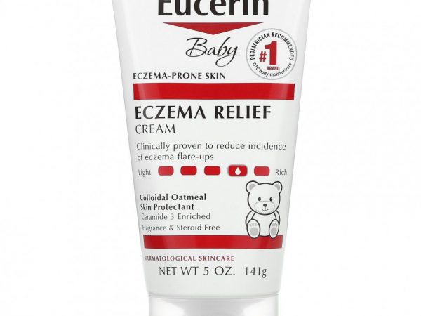 Eucerin, крем от экземы, для детей, 141 г (5 унций)