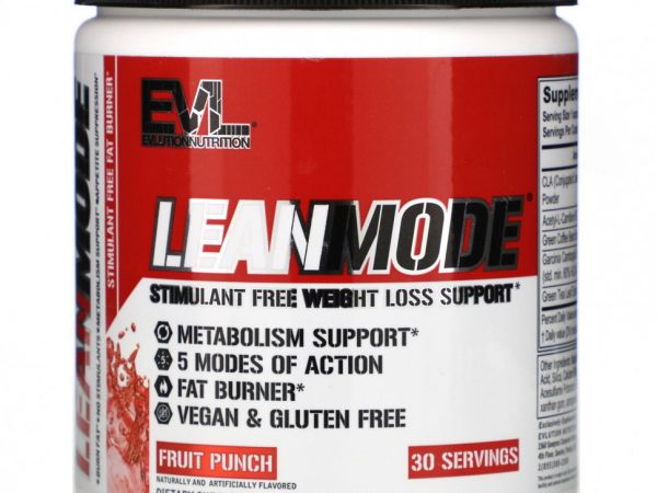 EVLution Nutrition, LeanMode, фруктовый пунш, 153 г (5,40 унции)