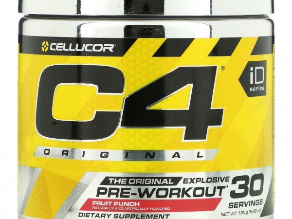Cellucor, C4 Original Explosive, предтренировочный комплекс, фруктовый пунш, 195 г (6,88 г)