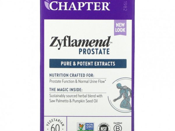New Chapter, Zyflamend для простаты, 60 вегетарианских капсул
