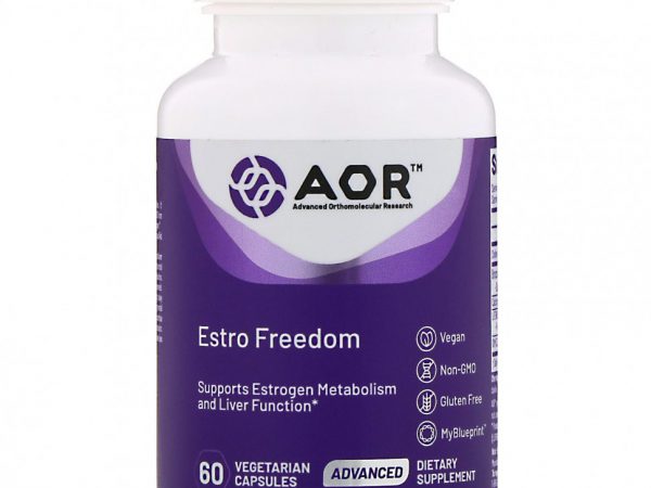 Advanced Orthomolecular Research AOR, Estro Freedom, 60 вегетарианских капсул