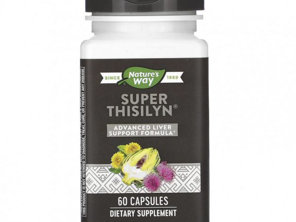 Nature's Way, Super Thisilyn, улучшенная формула для детоксикации, 60 вегетарианских капсул