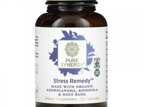 Pure Synergy, Средство от стресса, 60 капсул
