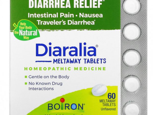 Boiron, Diaralia, средство от диареи, без ароматизаторов, 60 таблеток Meltaway