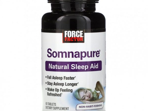 Force Factor, Somnapure, натурально средство для сна, 60 таблеток