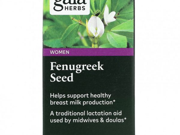 Gaia Herbs, Fenugreek Seed, 60 Vegetarian Liquid Phyto-Caps