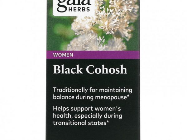 Gaia Herbs, Single Herbs, Black Cohosh, 60 Vegan Liquid Phyto-Caps