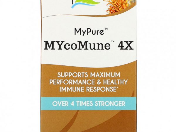 Pure Essence, MyPure, MYcoMune 4X, 60 капсул в растительной оболочке