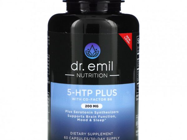 Dr Emil Nutrition, 5-HTP Plus, 200 мг, 60 капсул