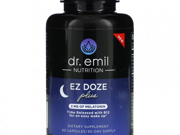 Dr Emil Nutrition, EZ DOZE Plus Melatonin, 60 капсул