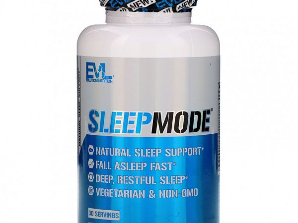 EVLution Nutrition, SleepMode, добавка, способствующая хорошему сну, 30 растительных капсул