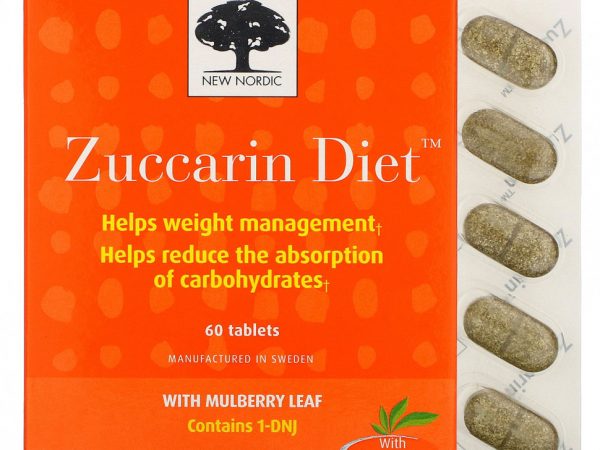 New Nordic, Zuccarin Diet, добавка для похудения, 60 таблеток