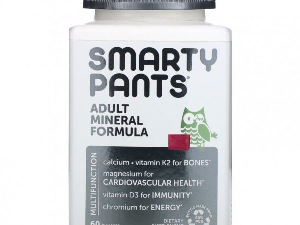 SmartyPants, формула с минералами для взрослых, ягодная смесь, 60 жевательных таблеток