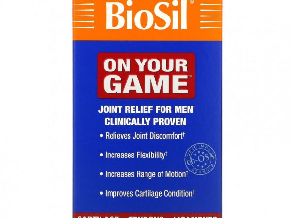 BioSil by Natural Factors, On Your Game, 60 вегетарианских капсул