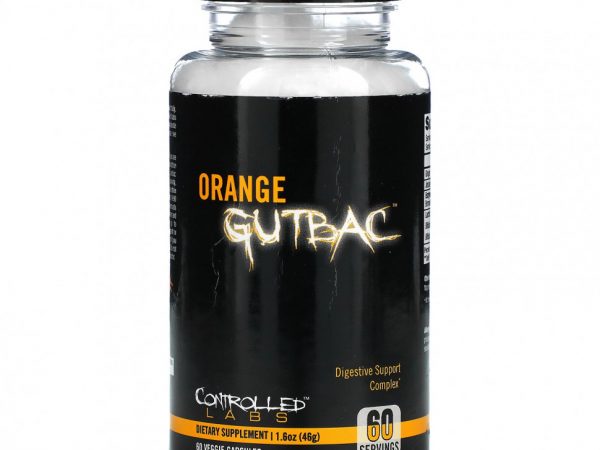 Controlled Labs, Orange GutBAC, 60 растительных капсул