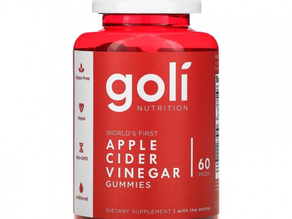 Goli Nutrition, жевательные таблетки с яблочным уксусом, 60 шт.