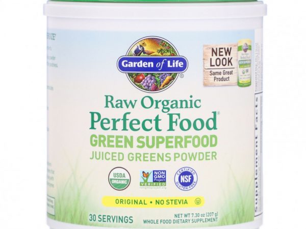 Garden of Life, Raw Organic Perfect Food, растительный суперпродукт, оригинальный вкус, 209 г (7,4 унции)