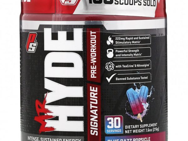 ProSupps, Mr. Hyde, Signature Pre Workout, со вкусом фруктового мороженого, 216 г (7,6 унции)