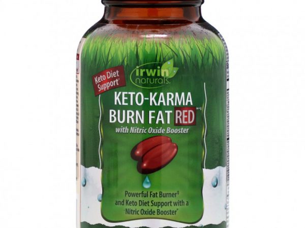 Irwin Naturals, Keto-Karma Burn Fat Red, 72 желатиновые капсулы