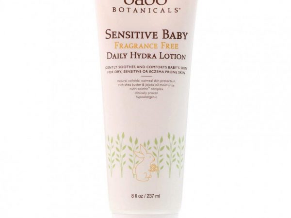 Babo Botanicals, ежедневный увлажняющий лосьон для чувствительной кожи малышей, без отдушки, 237 мл (8 жидк. унций)