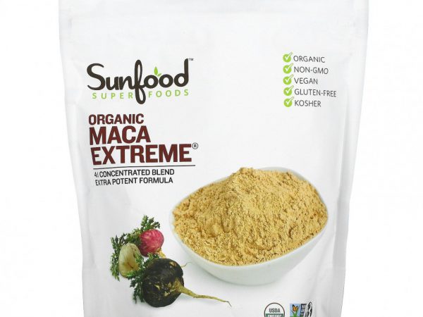 Sunfood, Натуральный органический мак, экстремальный, 227 г (8 унций)