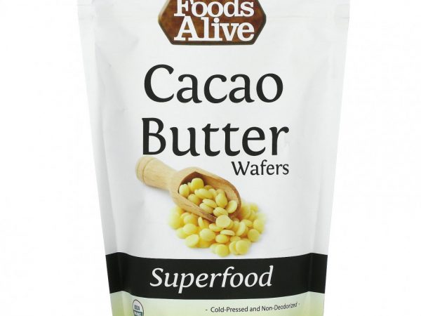 Foods Alive, Superfood, вафли с маслом какао, 227 г (8 унций)