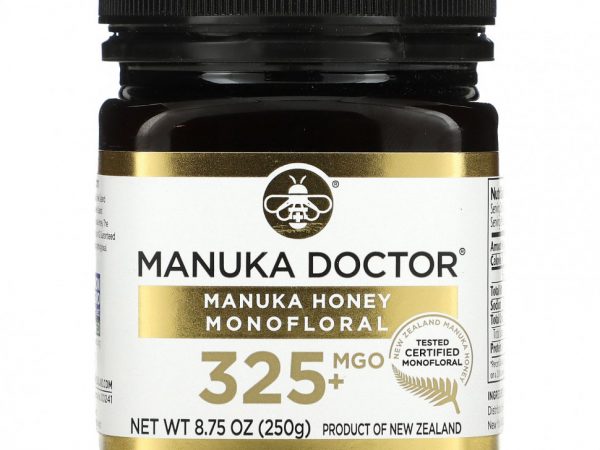 Manuka Doctor, монофлерный мед манука, MGO 325+, 250 г (8,75 унции)