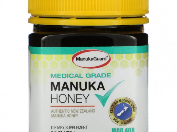 ManukaGuard, Мед манука, медицинский, MGO 400, 250 г (8,8 унции)