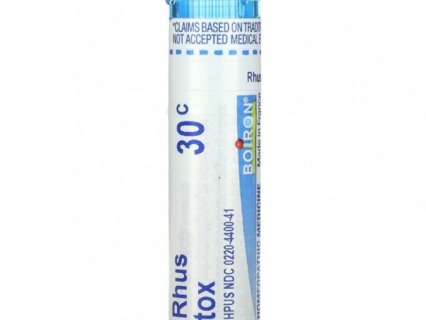 Boiron, Single Remedies, Сумах ядовитый (Rhus Toxicodendron), 30C, 80 гранул