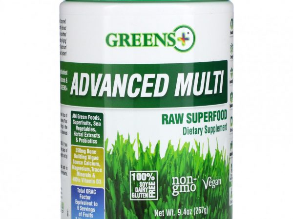 Greens Plus, усовершенствованные суперфуды из необработанных продуктов, 267 г (9,4 унции)