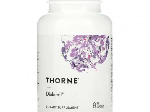 Thorne Research, Diabenil, 90 капсул