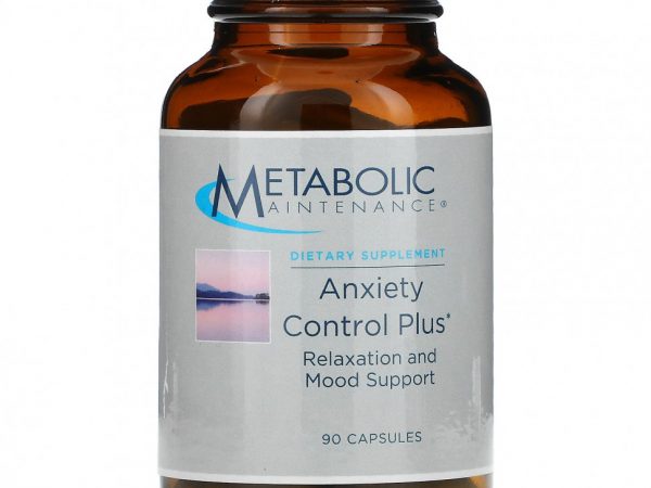 Metabolic Maintenance, Anxiety Control Plus, 90 капсул
