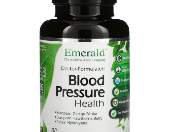 Emerald Laboratories, Нормальное кровяное давление, 90 вегетарианских капсул