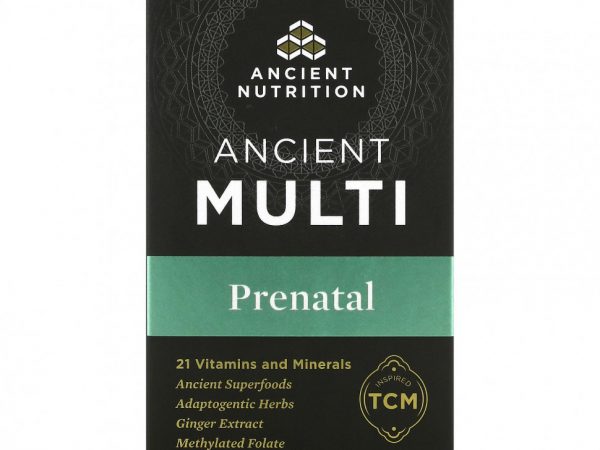 Dr. Axe / Ancient Nutrition, Ancient Multi Prenatal, 90 капсул