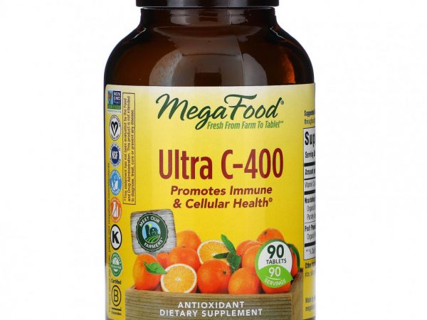 MegaFood, Ultra C-400, 90 таблеток