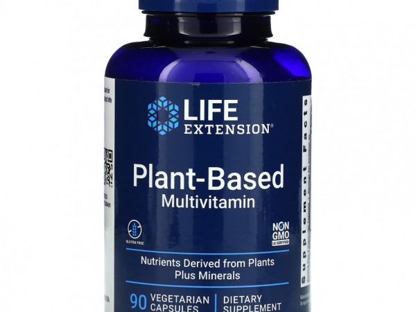 Life Extension, растительные мультивитамины, 90 вегетарианских капсул