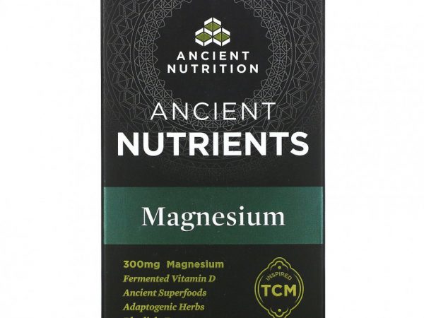 Dr. Axe / Ancient Nutrition, Ancient Nutrients, Магний, 100 мг, 90 капсул