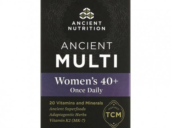 Dr. Axe / Ancient Nutrition, Ancient Multi, для женщин старше 40 лет, 1 раз в день, 30 капсул