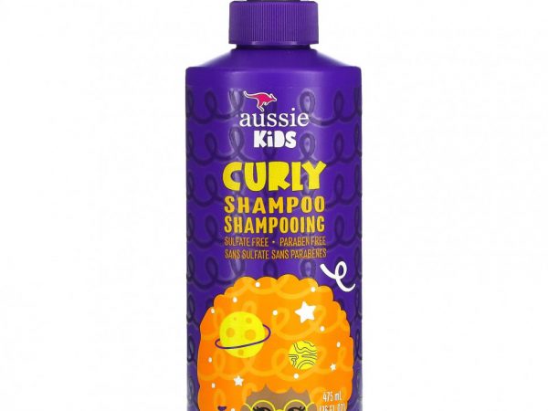 Aussie, Kids, Curly Shampoo, солнечные тропические фрукты, 475 мл (16 жидк. Унций)