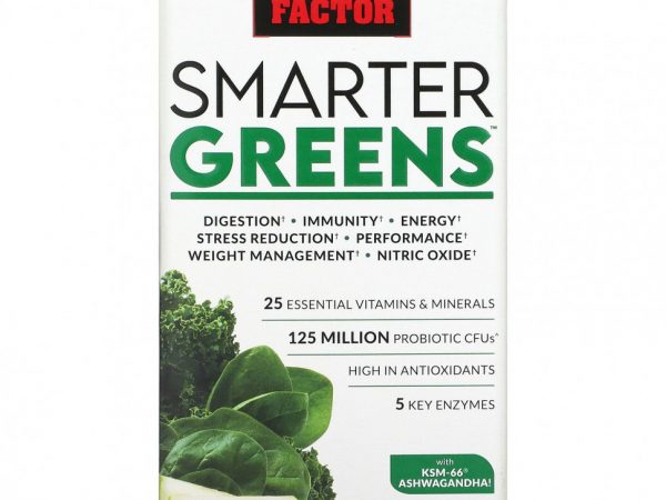 Force Factor, Smarter Greens, 90 таблеток