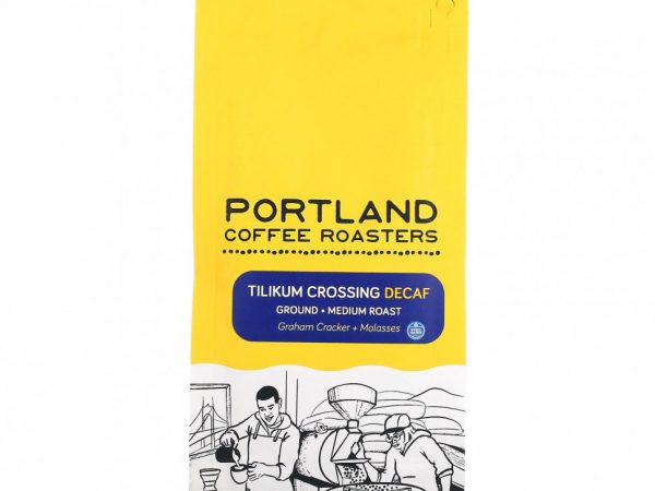Portland Coffee Roasters, Tilikum Crossing Decaf, молотый, средняя обжарка, 340 г (12 унций)