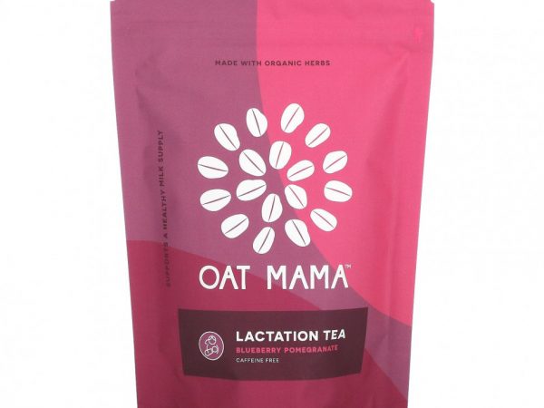 Oat Mama, Lactation Tea, голубика и гранат, без кофеина, 14 чайных пакетиков, 32 г