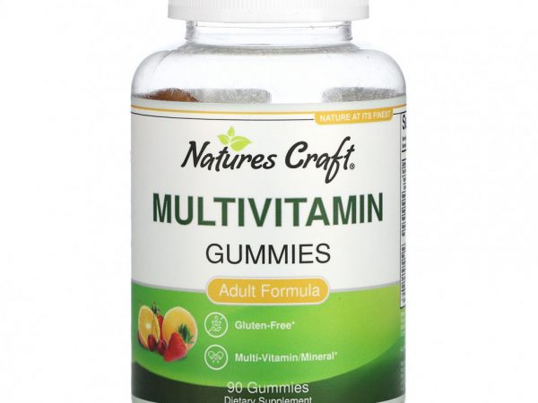 Natures Craft, Мультивитаминные жевательные таблетки, 90 жевательных таблеток